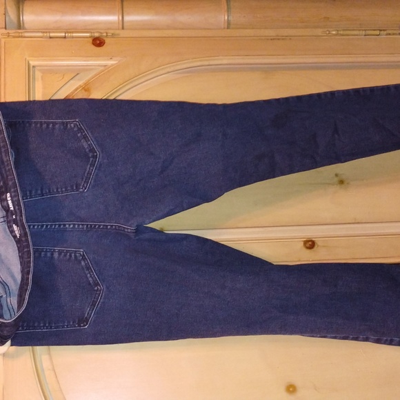 Old Navy Mid Rise Rockstar Super Skinny Jeans Size 14 Pre Owned Like New - Picture 4 of 5